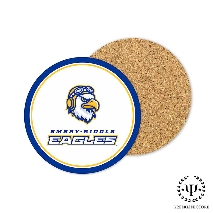 Embry-Riddle Aeronautical University Eagles Sport Beverage Coasters Round (Set of 4)