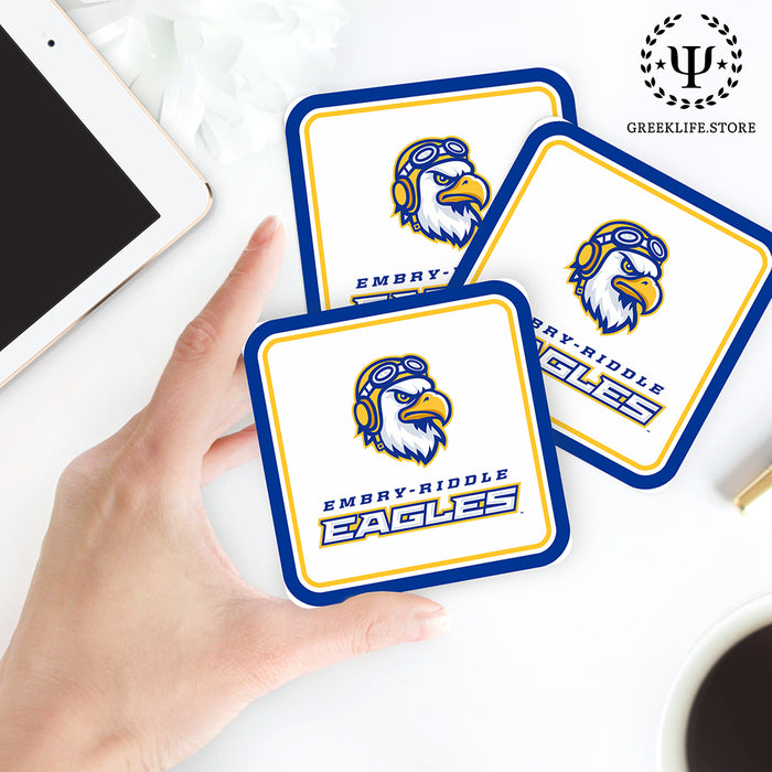 Embry-Riddle Aeronautical University Eagles Sport Beverage Coasters Square (Set of 4)