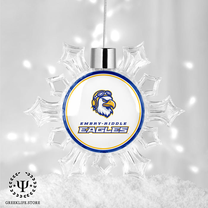 Embry-Riddle Aeronautical University Eagles Sport Christmas Ornament - Snowflake