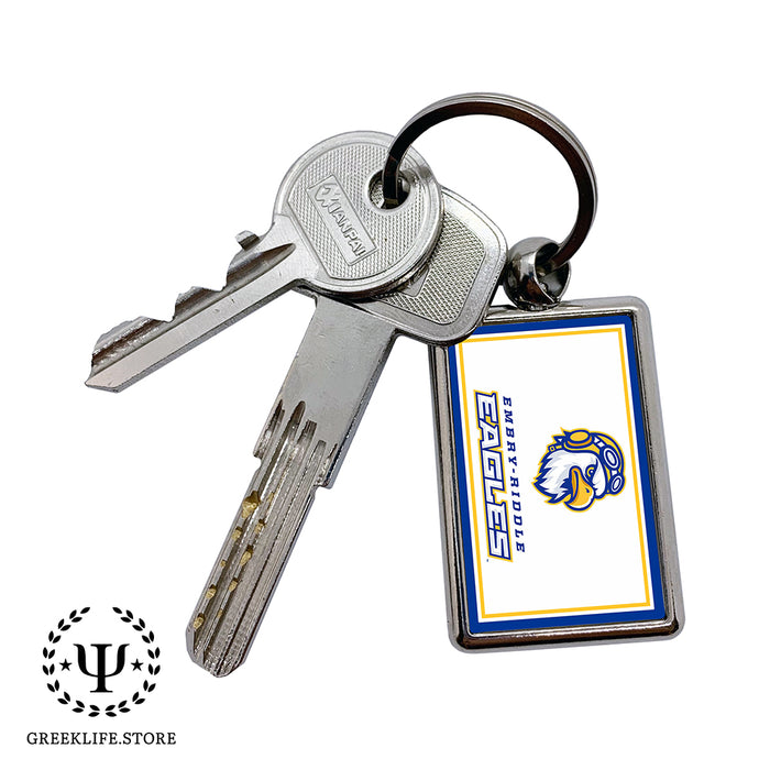 Embry-Riddle Aeronautical University Eagles Sport Keychain Rectangular