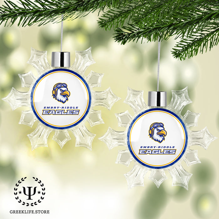 Embry-Riddle Aeronautical University Eagles Sport Christmas Ornament - Snowflake