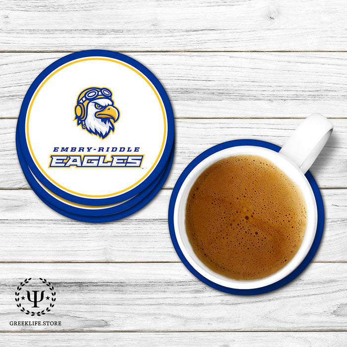 Embry-Riddle Aeronautical University Eagles Sport Beverage Coasters Round (Set of 4)