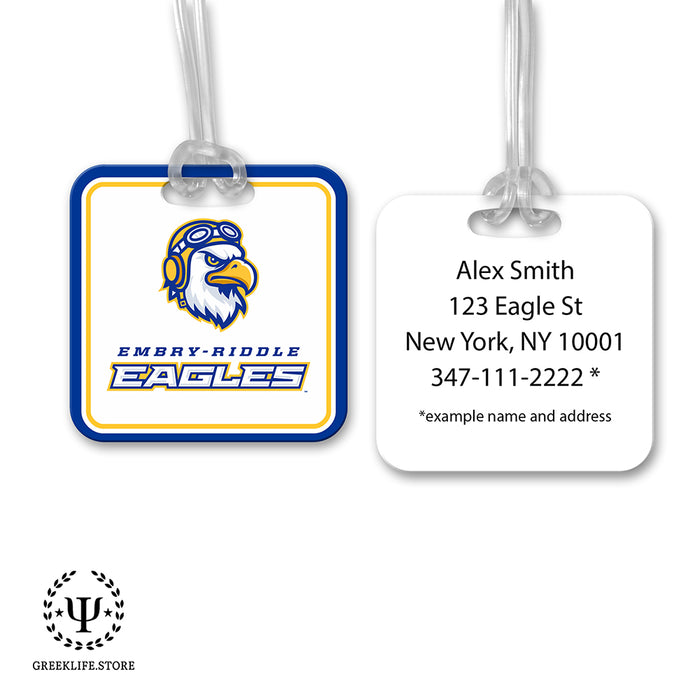 Embry-Riddle Aeronautical University Eagles Sport Luggage Bag Tag (square)