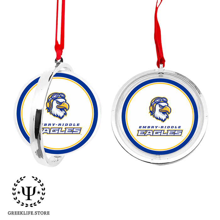 Embry-Riddle Aeronautical University Eagles Sport Christmas Reversible Flat Round Ornament