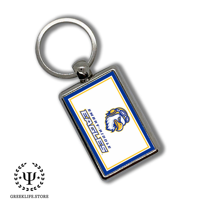 Embry-Riddle Aeronautical University Eagles Sport Keychain Rectangular