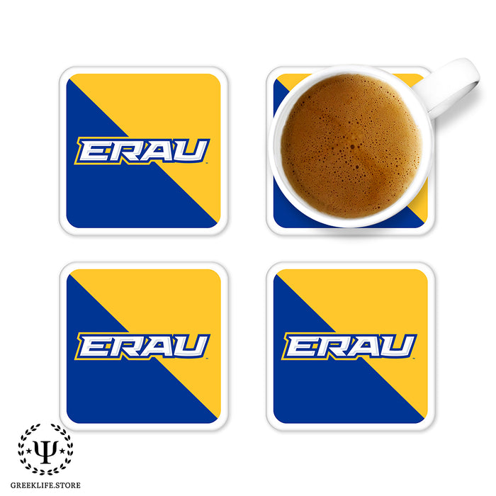 Embry-Riddle Aeronautical University Eagles Sport Beverage Coasters Square (Set of 4)