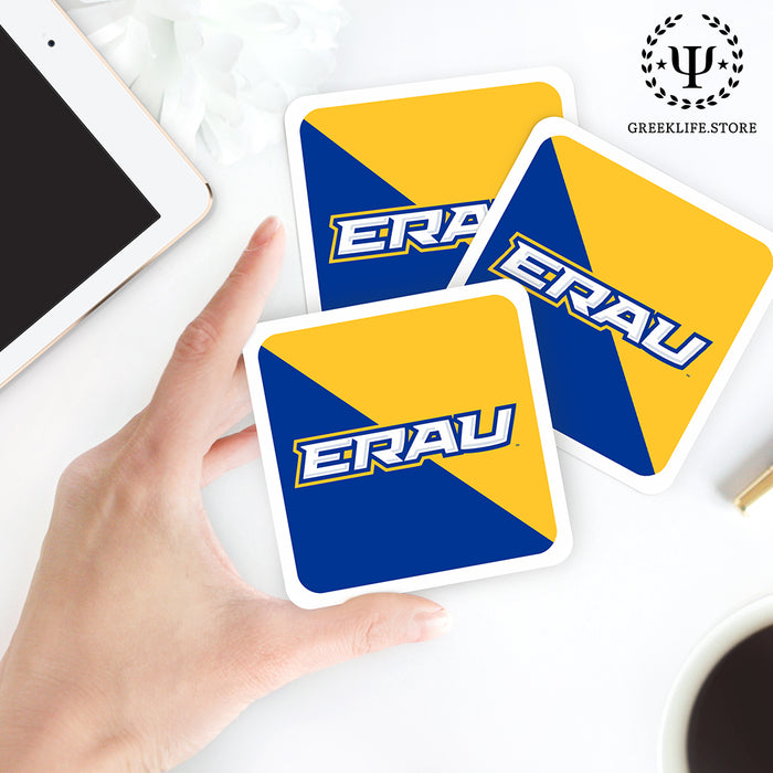 Embry-Riddle Aeronautical University Eagles Sport Beverage Coasters Square (Set of 4)