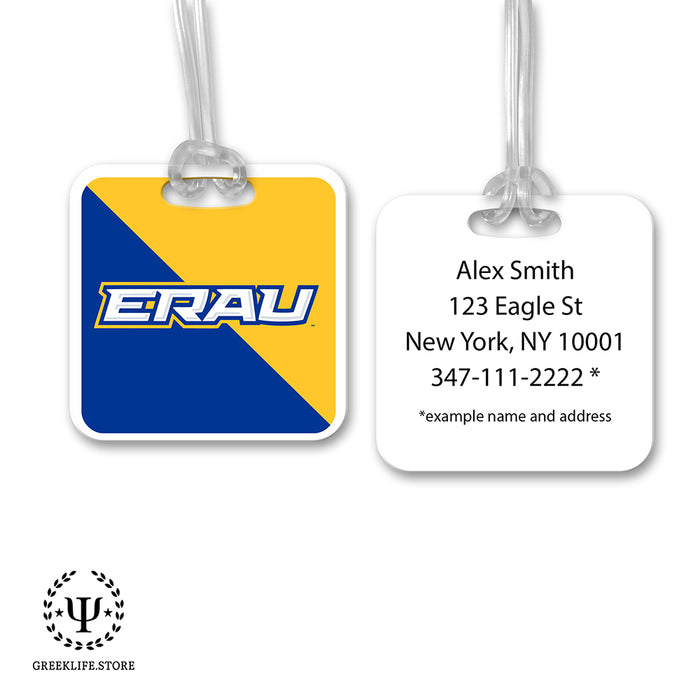 Embry-Riddle Aeronautical University Eagles Sport Luggage Bag Tag (square)