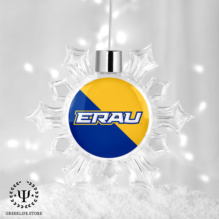 Embry-Riddle Aeronautical University Eagles Sport Christmas Ornament - Snowflake