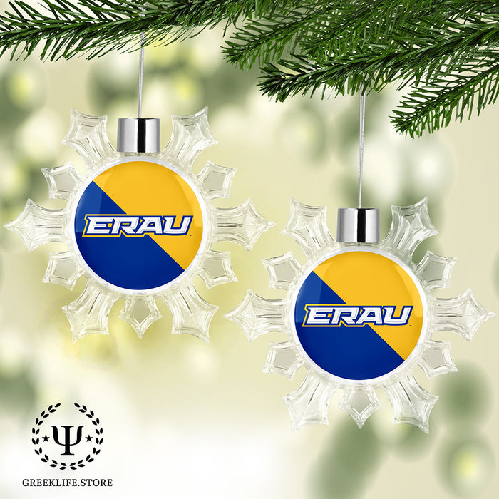 Embry-Riddle Aeronautical University Eagles Sport Christmas Ornament - Snowflake