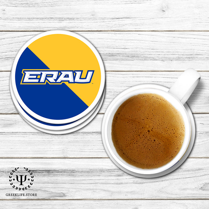 Embry-Riddle Aeronautical University Eagles Sport Beverage Coasters Round (Set of 4)