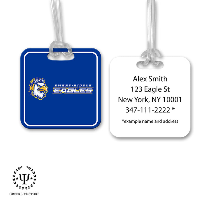 Embry-Riddle Aeronautical University Eagles Sport Luggage Bag Tag (square)
