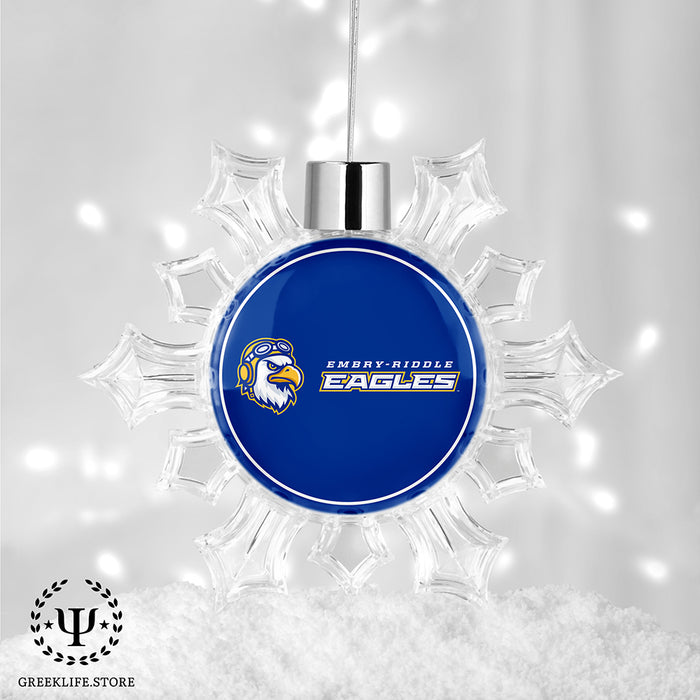 Embry-Riddle Aeronautical University Eagles Sport Christmas Ornament - Snowflake