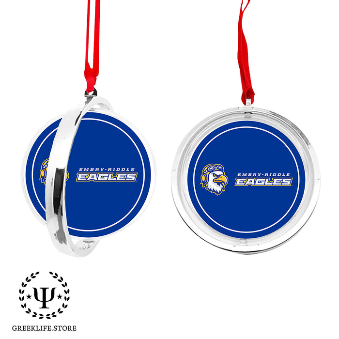 Embry-Riddle Aeronautical University Eagles Sport Christmas Reversible Flat Round Ornament