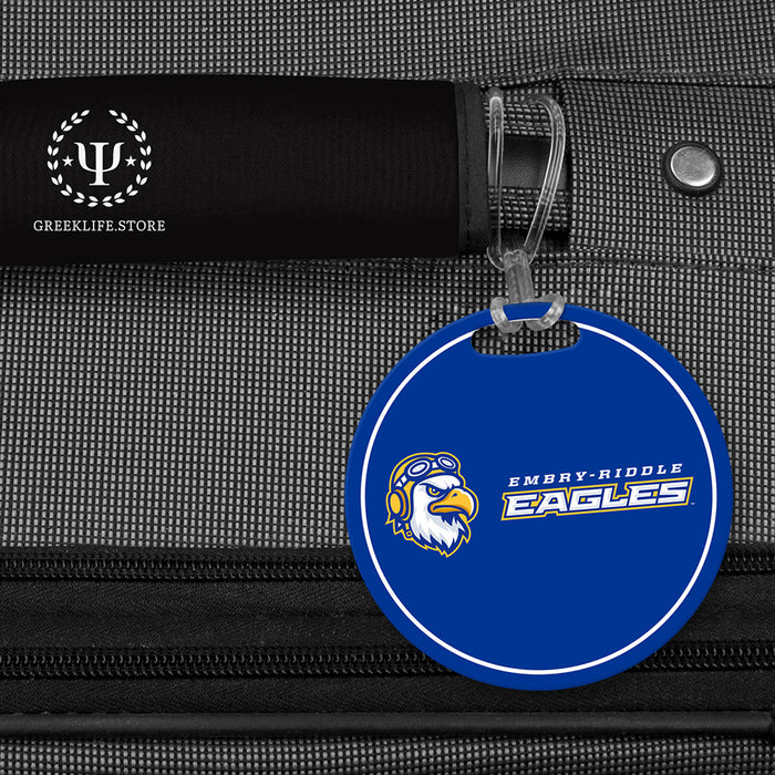 Embry-Riddle Aeronautical University Eagles Sport Luggage Bag Tag (round)