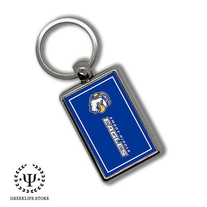 Embry-Riddle Aeronautical University Eagles Sport Keychain Rectangular