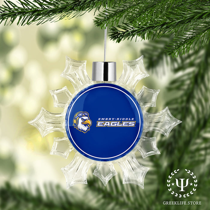Embry-Riddle Aeronautical University Eagles Sport Christmas Ornament - Snowflake