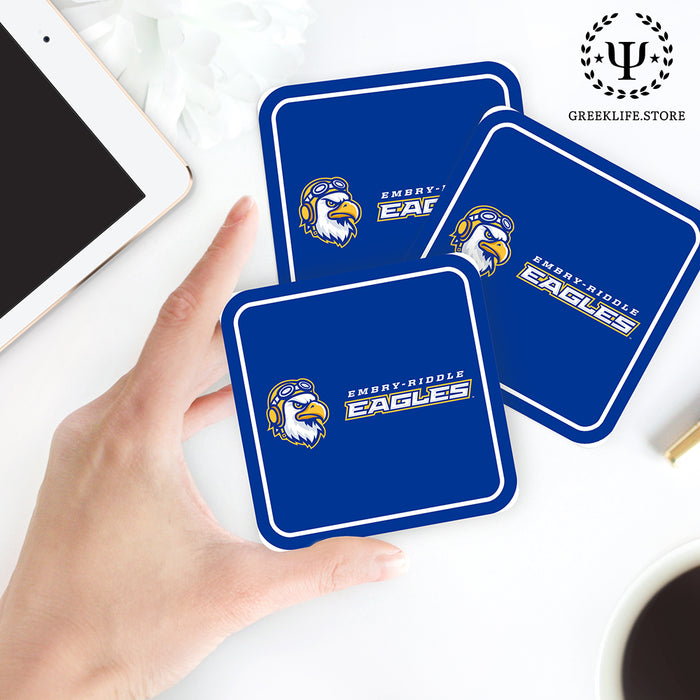 Embry-Riddle Aeronautical University Eagles Sport Beverage Coasters Square (Set of 4)