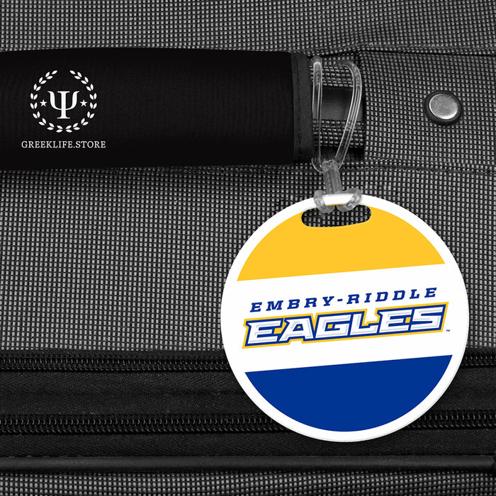 Embry-Riddle Aeronautical University Eagles Sport Luggage Bag Tag (round)