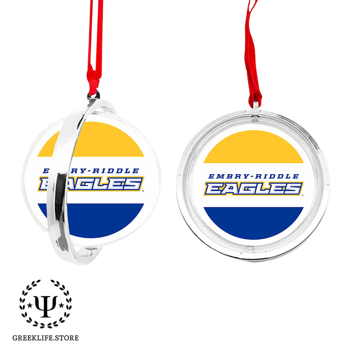 Embry-Riddle Aeronautical University Eagles Sport Christmas Reversible Flat Round Ornament