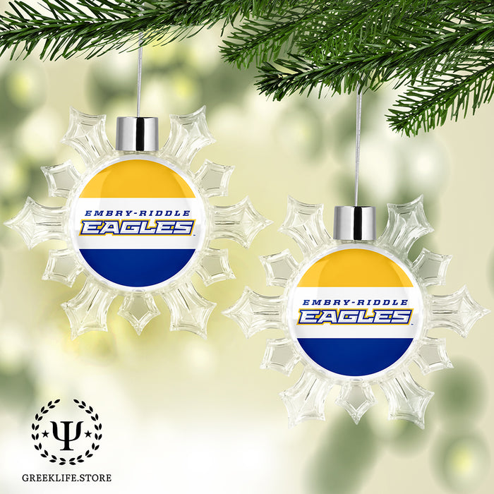 Embry-Riddle Aeronautical University Eagles Sport Christmas Ornament - Snowflake