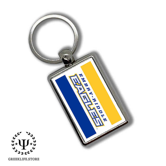 Embry-Riddle Aeronautical University Eagles Sport Keychain Rectangular