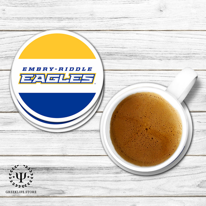 Embry-Riddle Aeronautical University Eagles Sport Beverage Coasters Round (Set of 4)