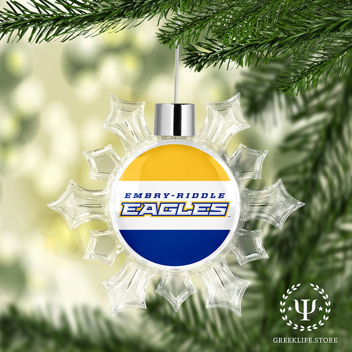 Embry-Riddle Aeronautical University Eagles Sport Christmas Ornament - Snowflake