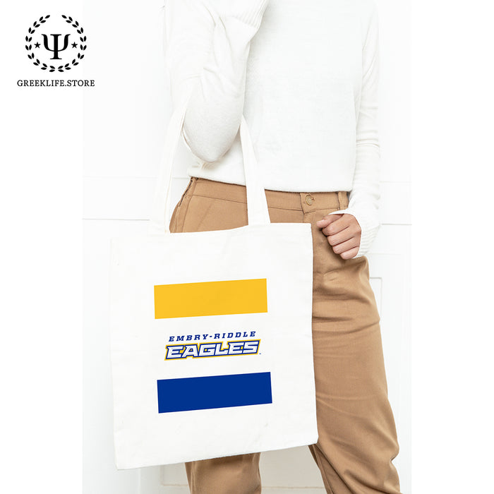 Embry-Riddle Aeronautical University Eagles Sport Canvas Tote Bag