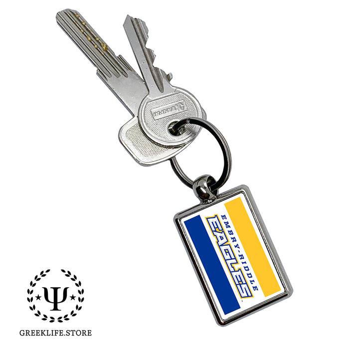 Embry-Riddle Aeronautical University Eagles Sport Keychain Rectangular