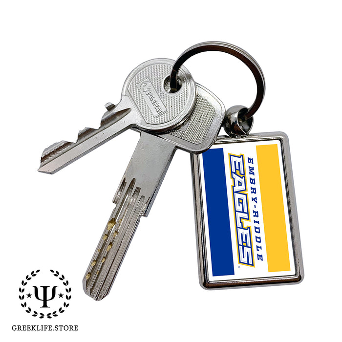 Embry-Riddle Aeronautical University Eagles Sport Keychain Rectangular
