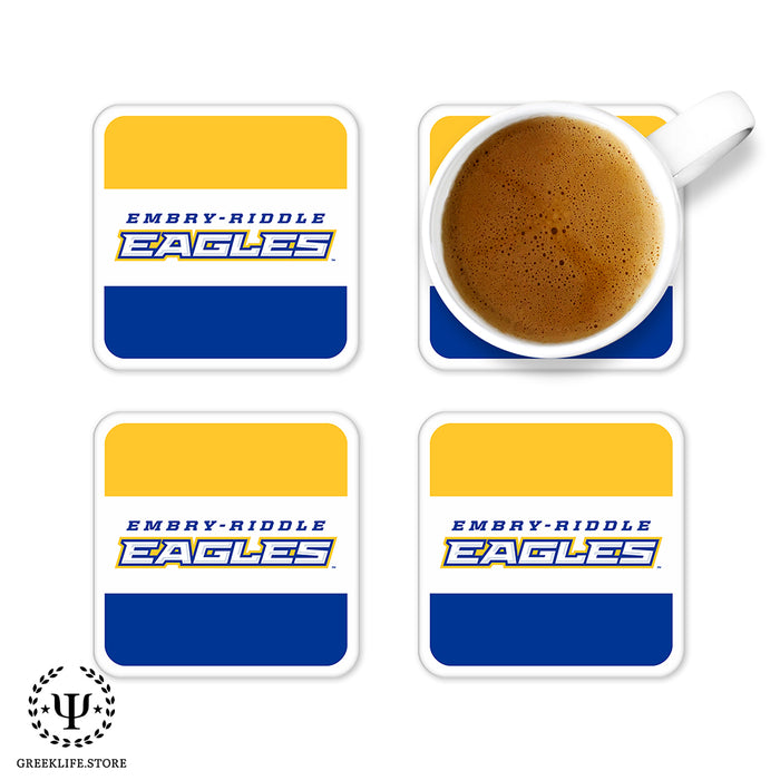 Embry-Riddle Aeronautical University Eagles Sport Beverage Coasters Square (Set of 4)