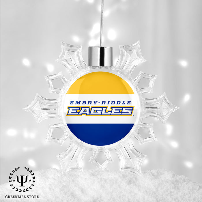 Embry-Riddle Aeronautical University Eagles Sport Christmas Ornament - Snowflake