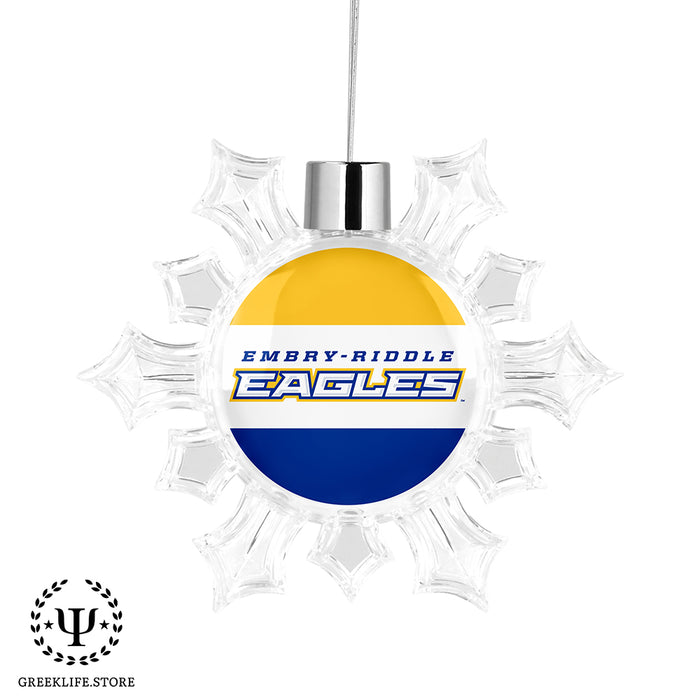 Embry-Riddle Aeronautical University Eagles Sport Christmas Ornament - Snowflake