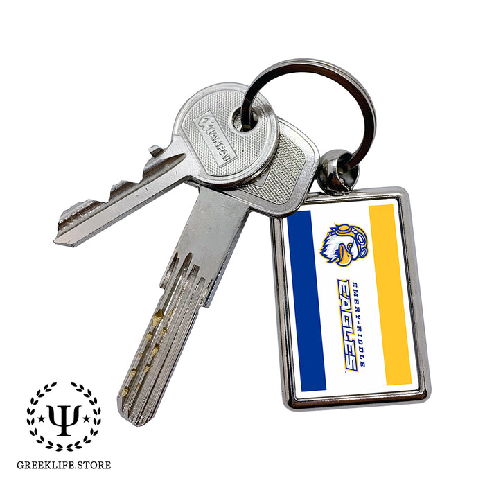 Embry-Riddle Aeronautical University Eagles Sport Keychain Rectangular