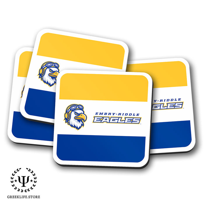 Embry-Riddle Aeronautical University Eagles Sport Beverage Coasters Square (Set of 4)