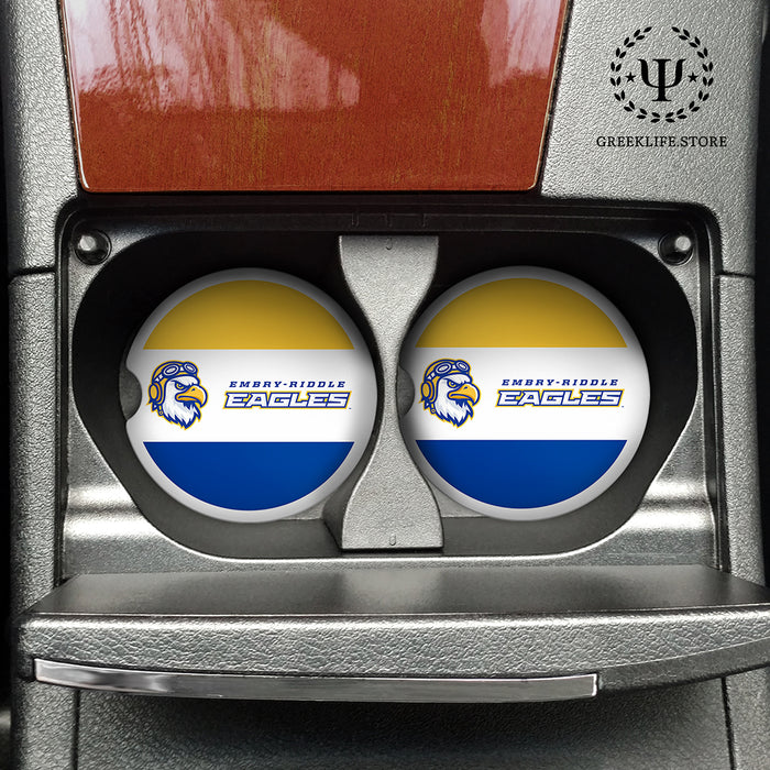 Embry-Riddle Aeronautical University Eagles Sport Car Coasters (Set of 2)