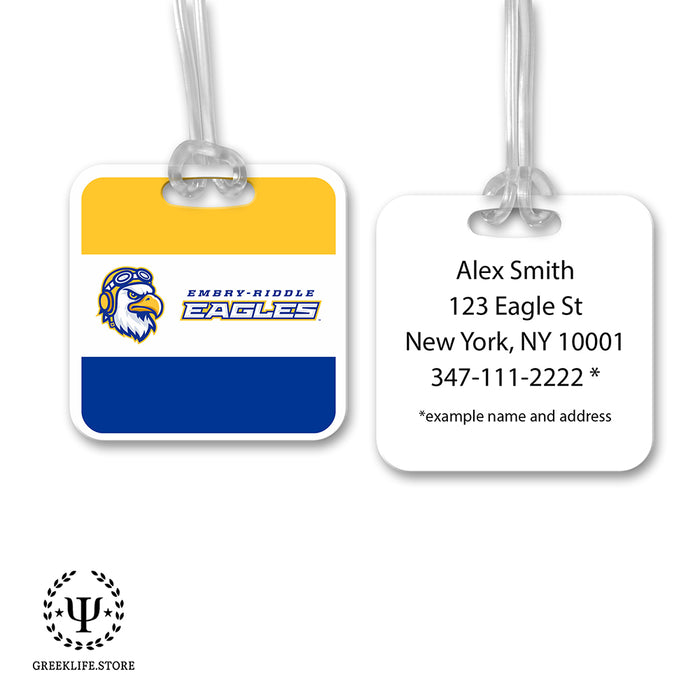 Embry-Riddle Aeronautical University Eagles Sport Luggage Bag Tag (square)