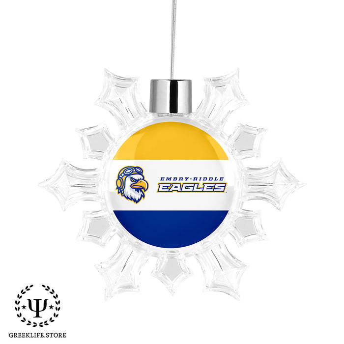 Embry-Riddle Aeronautical University Eagles Sport Christmas Ornament - Snowflake
