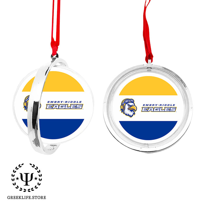 Embry-Riddle Aeronautical University Eagles Sport Christmas Reversible Flat Round Ornament