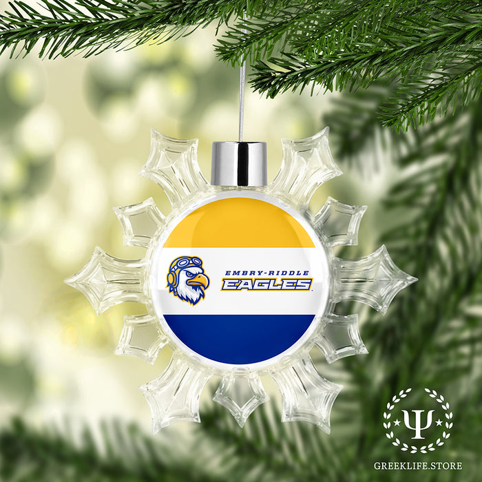 Embry-Riddle Aeronautical University Eagles Sport Christmas Ornament - Snowflake