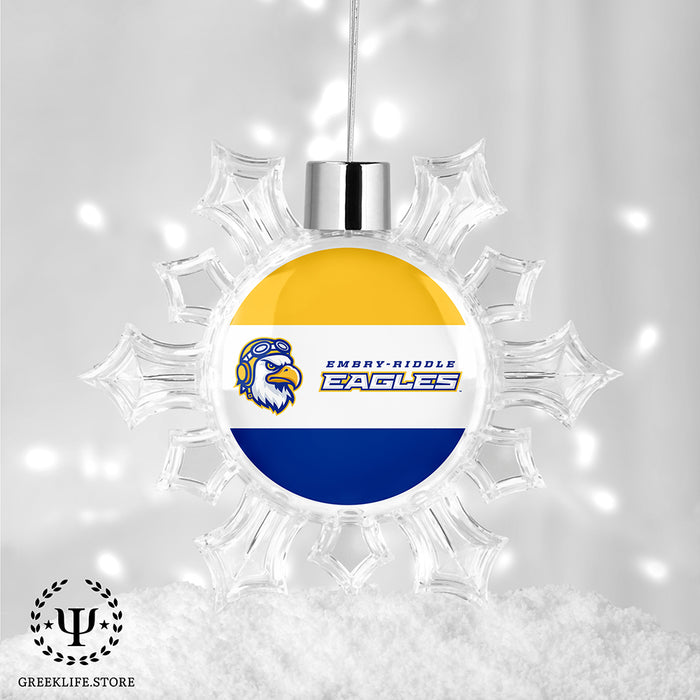 Embry-Riddle Aeronautical University Eagles Sport Christmas Ornament - Snowflake