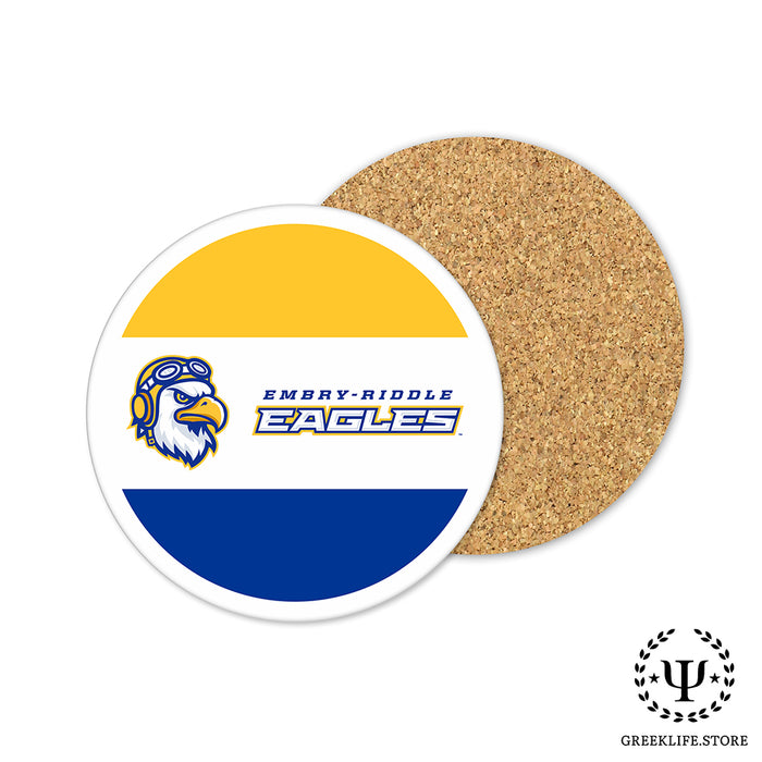 Embry-Riddle Aeronautical University Eagles Sport Beverage Coasters Round (Set of 4)