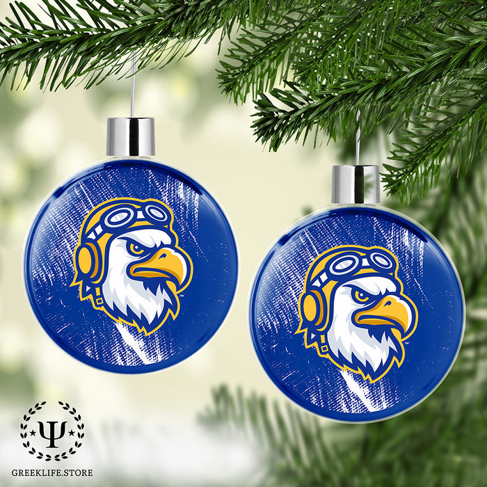 Embry-Riddle Aeronautical University Eagles Sport Christmas Ornament Flat Round
