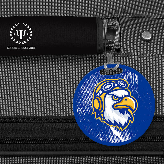 Embry-Riddle Aeronautical University Eagles Sport Luggage Bag Tag (round)