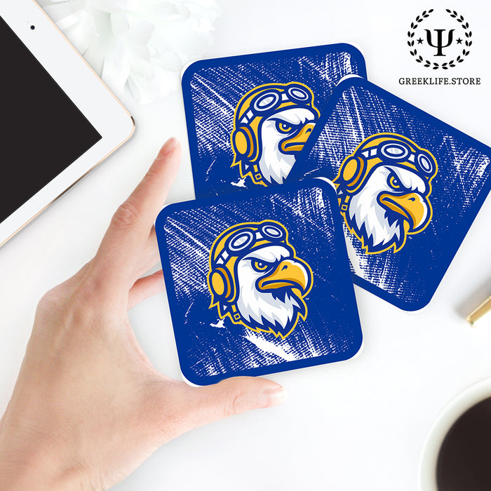 Embry-Riddle Aeronautical University Eagles Sport Beverage Coasters Square (Set of 4)