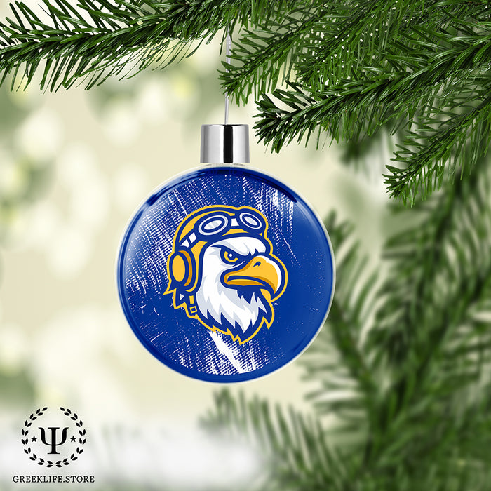 Embry-Riddle Aeronautical University Eagles Sport Christmas Ornament Flat Round