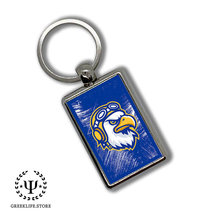 Embry-Riddle Aeronautical University Eagles Sport Keychain Rectangular
