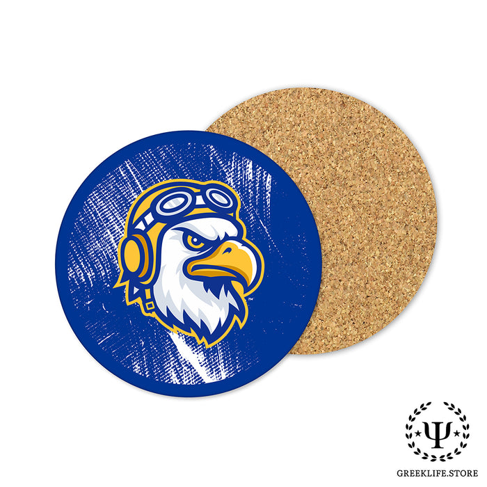 Embry-Riddle Aeronautical University Eagles Sport Beverage Coasters Round (Set of 4)