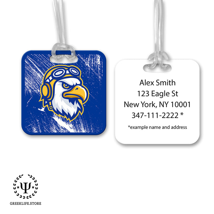 Embry-Riddle Aeronautical University Eagles Sport Luggage Bag Tag (square)